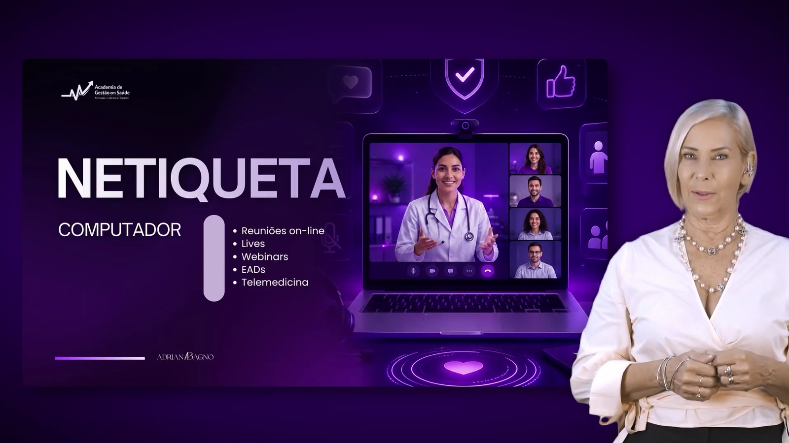 Aula sobre netiqueta da formação